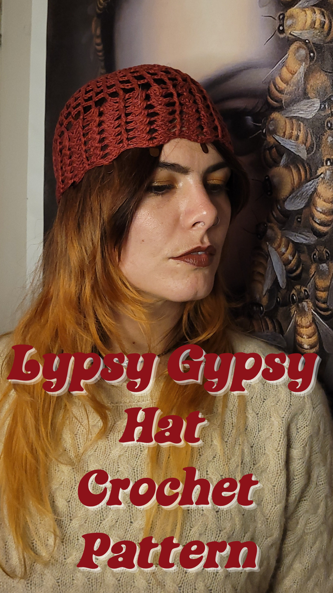 Lypsy gypsy cap crochet PDF pattern